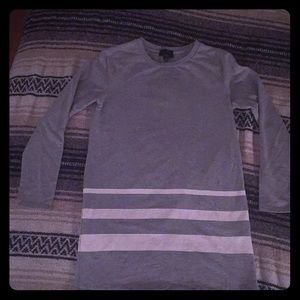 White&Grey Lumiere Sweater Dress